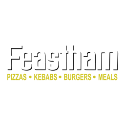 Feastham Pizza logo.